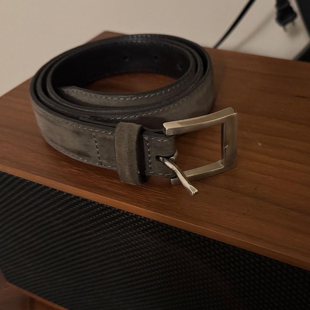 Thursday Boot Company Gray Leather Belt